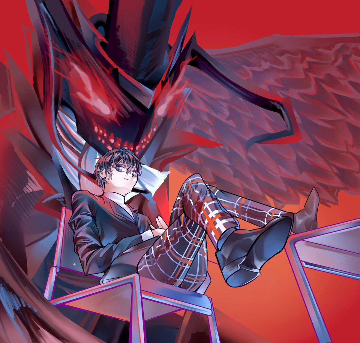 Persona 5 joker fanart✌️