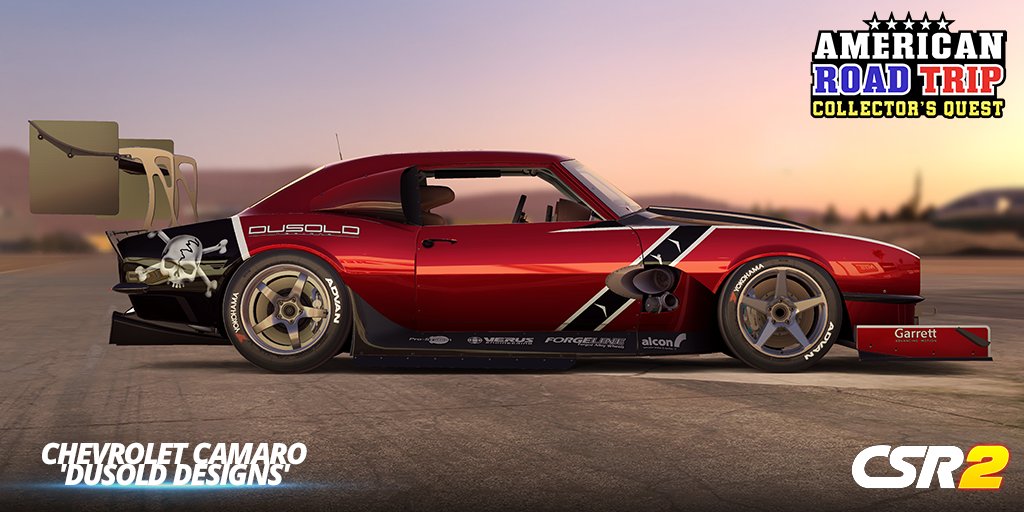 CSRRacing's tweet image. Push those final races, hit the targets, and secure one of the most celebrated custom cars ever built - Chevrolet Camaro &apos;DuSold Designs&apos;

Play the American Road Trip: Collector&apos;s Quest - Phoenix event here: zynga.social/csr2x

#CSR2ARTSeries #ART5 #AmericanRoadTrip…