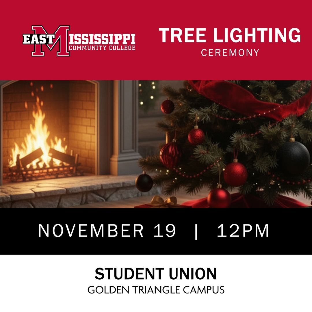 emccinfo's tweet image. 🎄 Join us for our annual Christmas Tree Lighting on the Golden Triangle campus! Happening Nov. 19 at 12 PM in the Student Union. Wear your festive holiday attire!

#EMCC #HolidaySeason #OpportunityHappensHere