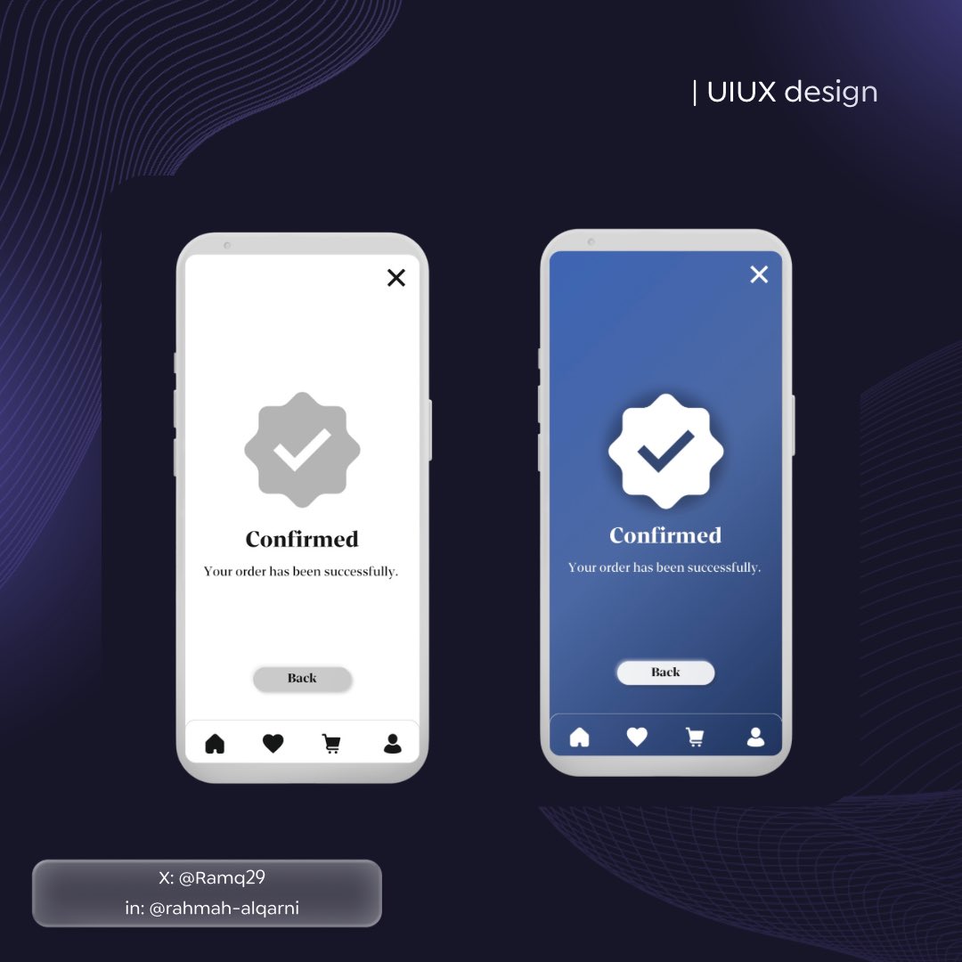 Ramq29's tweet image. تحدّي اليوم من @nmkknsa :
 شاشة التراجع/الإلغاء باستخدام درجة واحدة فقط من لون واحد 🎨
ركزت على وضوح التجربة وتناسق الواجهة باللون الأزرق لأنه الأفضل لـ UX.
استمتعت بالتنفيذ وصار التحدّي ممتع وسريع💙
#UIDesign #UIChallenge #UX