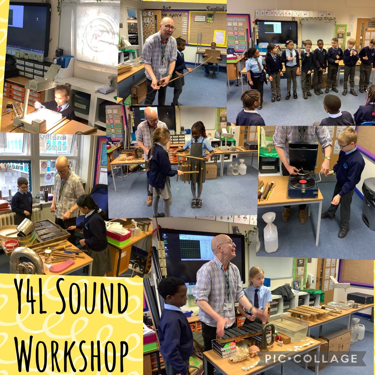 Mount_Carmel1's tweet image. Year 4 had an exciting sound workshop!They explored how sound travels through solids, liquids and gases, learned about instruments, and experimented with materials to amplify or insulate sound. In the afternoon they even created their own instruments #ScienceLearning #STEM