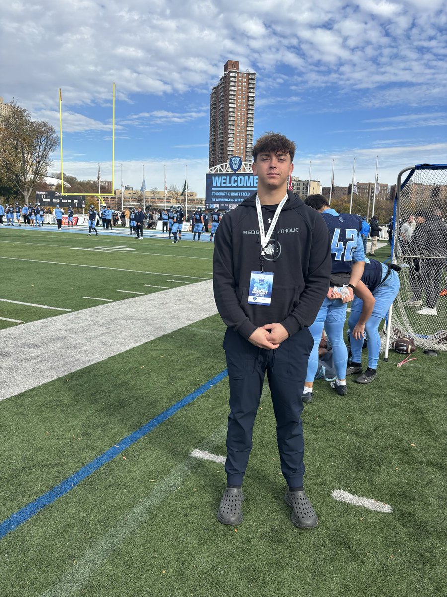 I had a great time at the Columbia game yesterday. Thank you <a href="/Coach_Batti/">Chris Batti</a> for the invite. <a href="/CoachJWood/">Justin Woodley</a> <a href="/CoachManion_/">Joe Manion</a> 
<a href="/CoachLangeRBC/">Coach Lange</a> <a href="/CipotJohn/">Coach John Cipot</a> <a href="/coachrosenfeld/">Coach Rosie</a> <a href="/KevGaul/">Kevin Gaul</a> <a href="/MattMosquera17/">Matt Mosquera</a> <a href="/GoMVB/">GoMVB Sports - Recruit Content for College Coaches</a> <a href="/Barnaby94/">Valentine Barnaby</a>
