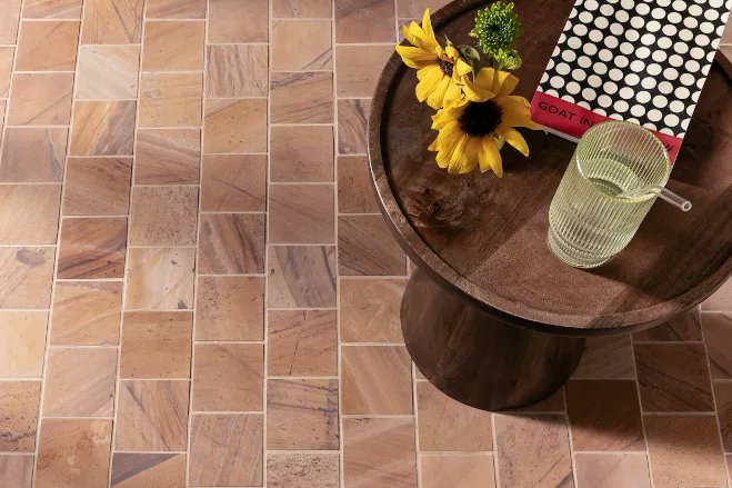 StoneWrld's tweet image. The Stone Born Collection by ARTO features meta-quartzite tiles in Vesper, Glow (pictured) and Sundrift -- three deep and luxurious colors. Learn more details about the collection! 
stoneworld.com/articles/95302…

#arto #Stoneborncollection #stoneproducts #metaquartzite