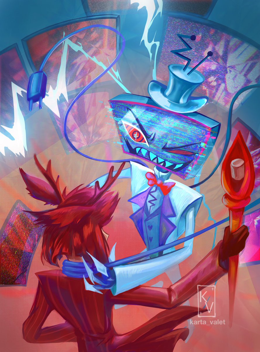 #HazbinHotel #RadioStatic fan art