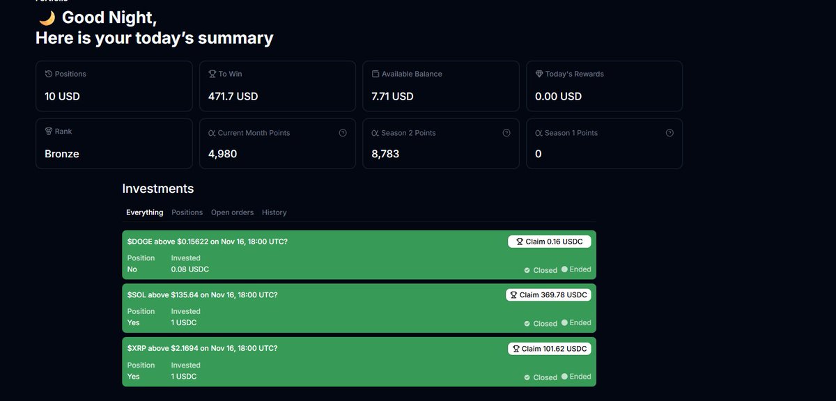 i won again bet 2$ and won 472$ imagine if i place 5 or 7$ lol
last moment winner
glimitless