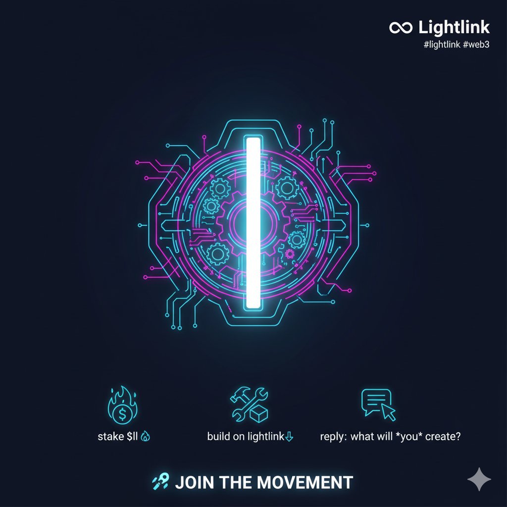 Byzantine_15's tweet image. 5/5

Chain Abstraction = Web3’s invisible engine

Mass adoption starts when users forget they’re on-chain.  

Stake $LL 
Build on @LightLinkChain

Join the movement
#discoverpossible