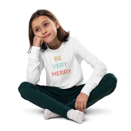 Be Very Merry Kid Holiday Shirt 🎄 thewellnesswear.myshopify.com/products/be-me… 🎁 #holidayseason