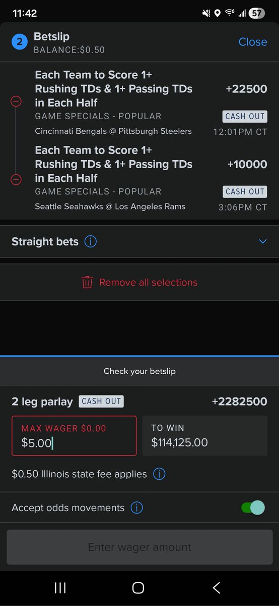 IamMrHolly's tweet photo. @FDSportsbook @thepropdealer YEAH WHATEVER @FDSportsbook YOU BLOCKED THE BET! Allowing $0 to be placed on it.  BS https://t.co/B7p0Irb5iC