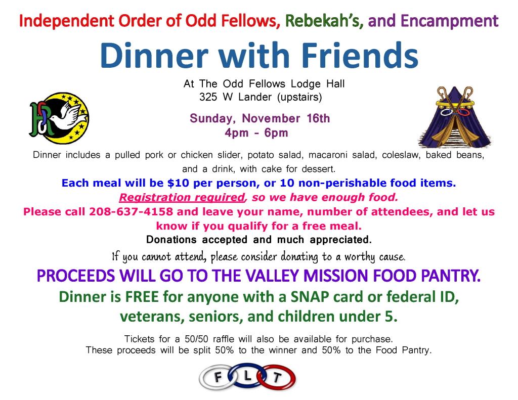 Wow! Local group is hosting an event to help Valley Mission TODAY! If you have the time, we would love to see you tonight!