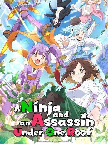 I've recently hopped on #Ninkoro knowing it's yuri. I didn't watch it before cuz I only knew Satoko's design so I thought the assasin would be some grown ass boring guy with low animation budget😭