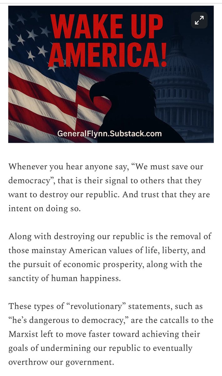 We must keep reminding Americans that we are a constitutional republic, not a pure democracy. 

That distinction protects our liberties from mob rule and government overreach. 

In my view, messages like <a href="/GenFlynn/">General Mike Flynn</a> Flynn’s highlight that truth. 

Civic duty dictates it is