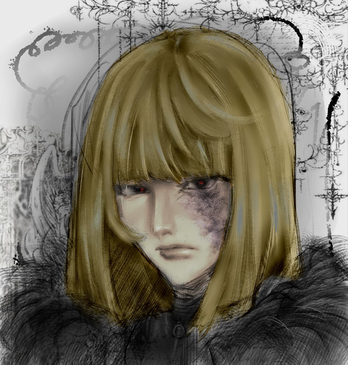 lodkre's tweet image. 🏌🏿‍♀️#art #DEATHNOTE #mello