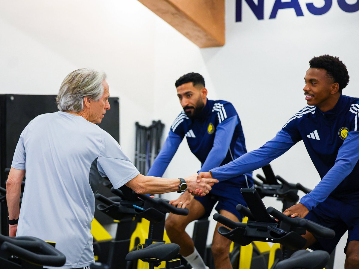 جيسوس متابعة وإشراف 😰🧠!

#النصر