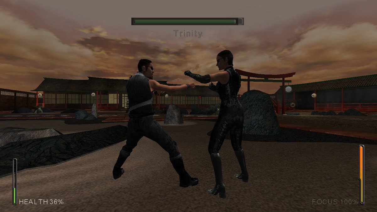 I uploaded a repack of Enter the Matrix's 2004 edition.

For those who don't know, ETM had a re-release in 2004 with some extra content and bugfixes compared to the original patched to 1.52.

This is the least buggy and most content complete version of the game, link bellow: