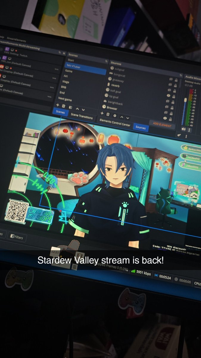 meicos_'s tweet photo. To everyone!
Did ya'll have a great day?
Today I will be returning to Stardew Valley
It's been a while playing it, at least I remember I'm getting a baby soon 😆 

https://t.co/TW0lU0HXvW
https://t.co/QHoI4iQ87T

#stardewvalley #vtuber #streaming #gaming #envtuber https://t.co/PbFv2b4m33