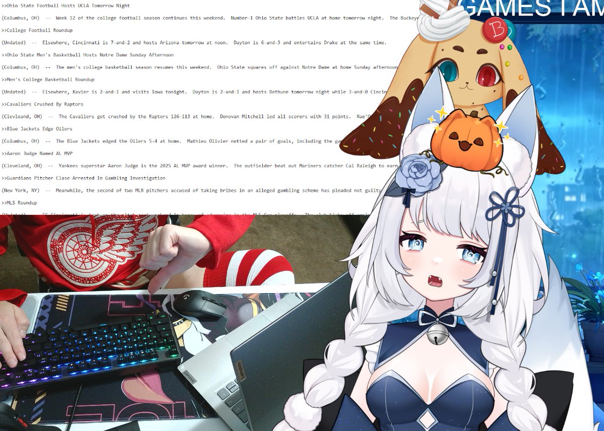 MatVTuber's tweet image. 🔴 LIVE | TUMMY HORT but we still GRINDING that J*B 🩵

🔗 ⬇️ ⬇️ ⬇️

#vtuber #envtuber #vtuberuprising