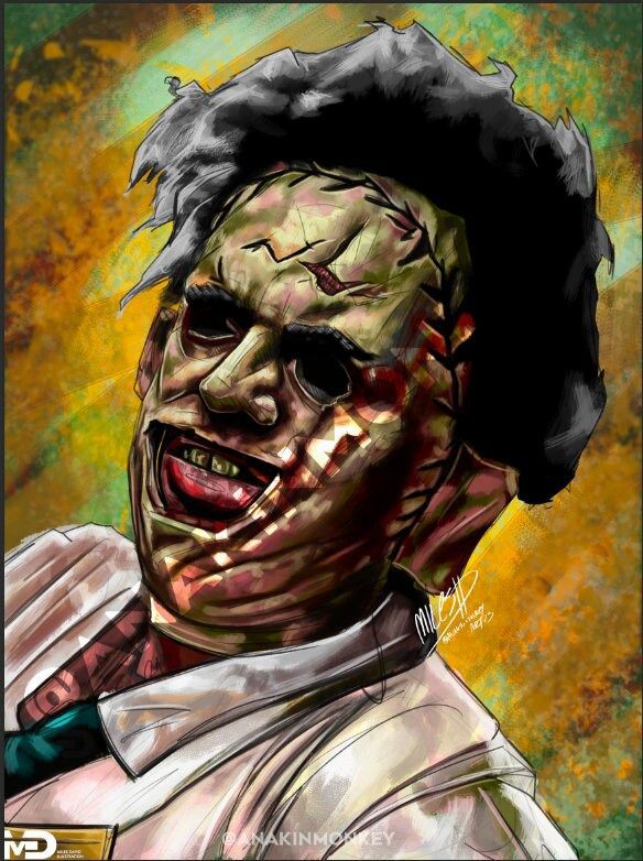 LeatherfaceJS's tweet image. Bubba Sawyer | Leatherface
Art by Miles David