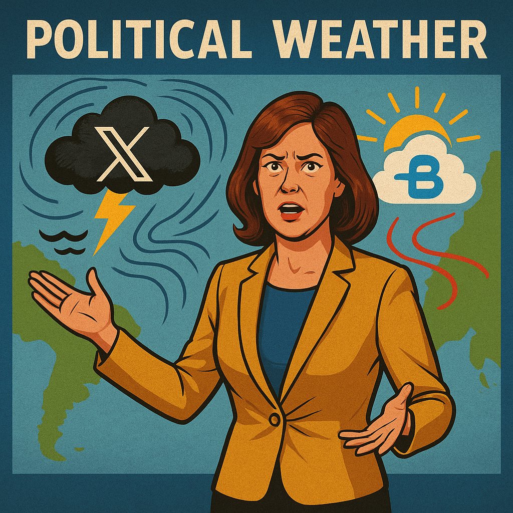 The Norwegian Meteorological Institute (MET) just held a meeting where they discussed politicising the weather. Literally.

This comes after Norwegian state media (NRK) pressured MET to leave X after Elon Musk bought Twitter, a pressure MET eventually caved to, switching over to