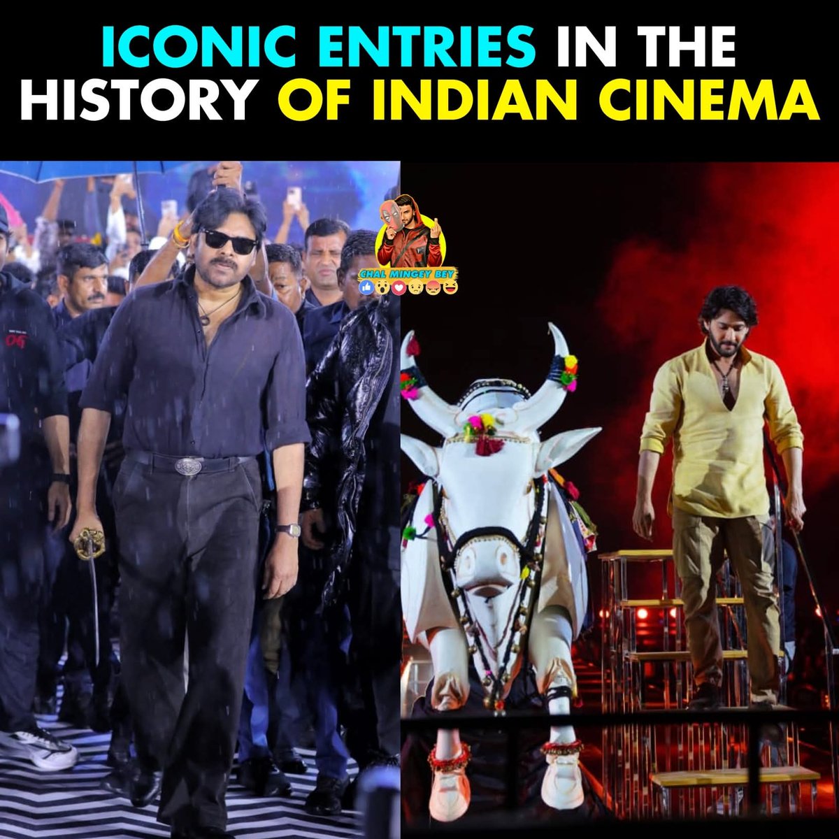 Achyutha_Vk's tweet image. MB 🫂 PK 💥 

Iddharuu Rendu Kallu 🥹❤️🫶

#Varanasi #ogprereleaseevent