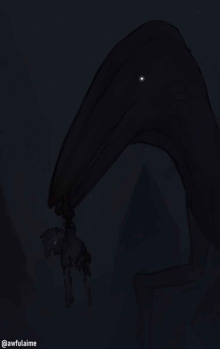 awfulaime's tweet photo. tried to do a bit of paleo horror stuff

(cw death and light gore in a hunting context) https://t.co/6zJPOsRJun