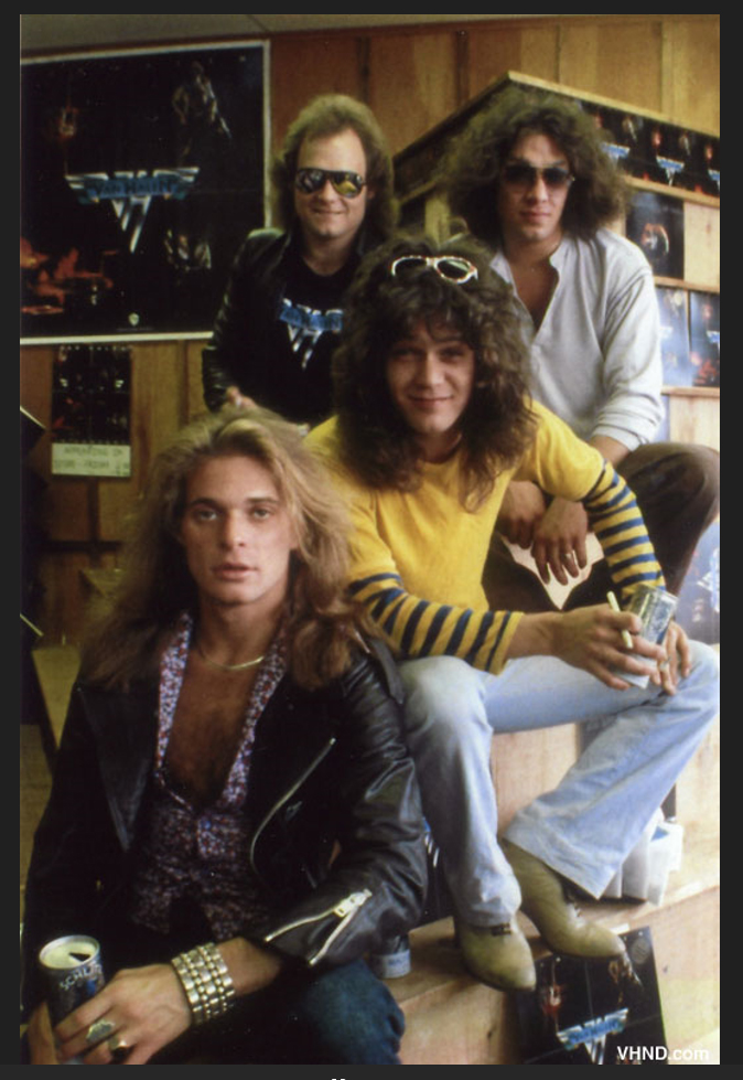 This Day in VH 11/16/1978: @vanhalen signs autographs at Hastings record store before their concert in Amarillo, Texas.
