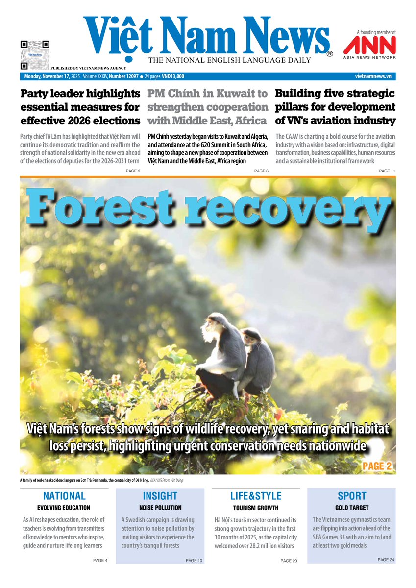 VietnamNewsVNS's tweet image. Here&apos;s the front page of our paper today.
#Vietnam #News #LatestUpdate