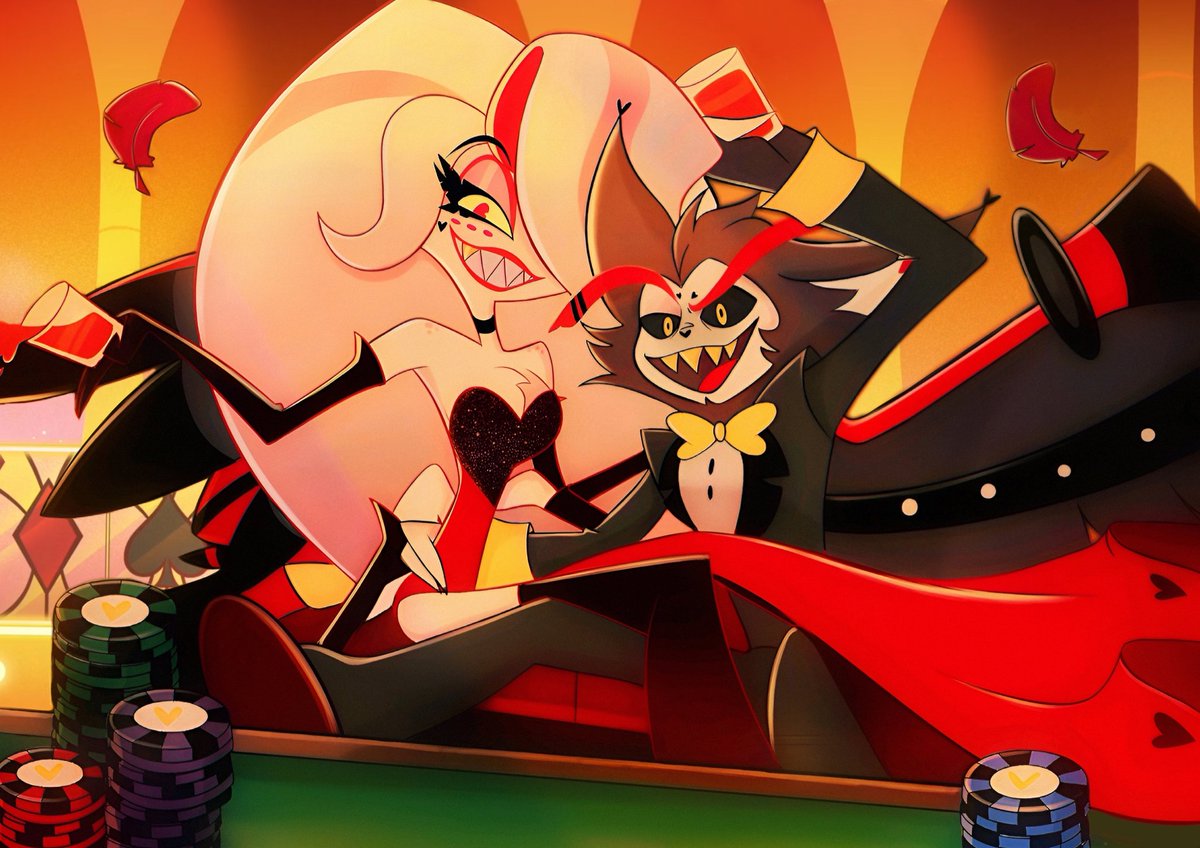 ᅠ ᅠ 
 ᅠ 
'til you break your losin' streak.  ❤️🕸️
#huskerdust #HazbinHotel
ᅠᅠ 
ᅠᅠ