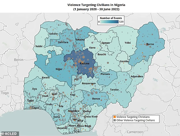 MarioNawfal's tweet photo. 🇳🇬🇺🇸 “WE’RE BEING EXTERMINATED”: NIGERIA’S CHRISTIANS BEG TRUMP FOR HELP AS VILLAGES BURN AND BODIES PILE UP

A leading human rights watchdog warns that Nigeria’s Christians are facing a slow-motion genocide, and could be wiped off the map by 2075 if nothing is done.

"Nigeria is under siege," says a leading activist, who warns that armed Islamist groups, and even the country’s own military, are carrying out a coordinated campaign of violence against Christians.

Over 150,000 Christians have been butchered in the last 16 years, 20,000 churches destroyed, and vast regions cleansed of believers, leaving behind ghost towns and charred sanctuaries.

Villagers are gunned down at night, their homes torched, their attackers never pursued, but survivors often arrested instead.

Trump has demanded action, threatening to cut aid and send in U.S. forces if the Nigerian government continues turning a blind eye.

Meanwhile, the West watches, and does nothing, as one of the world’s largest Christian populations is hunted, erased, and forgotten.

Source: Daily Mail