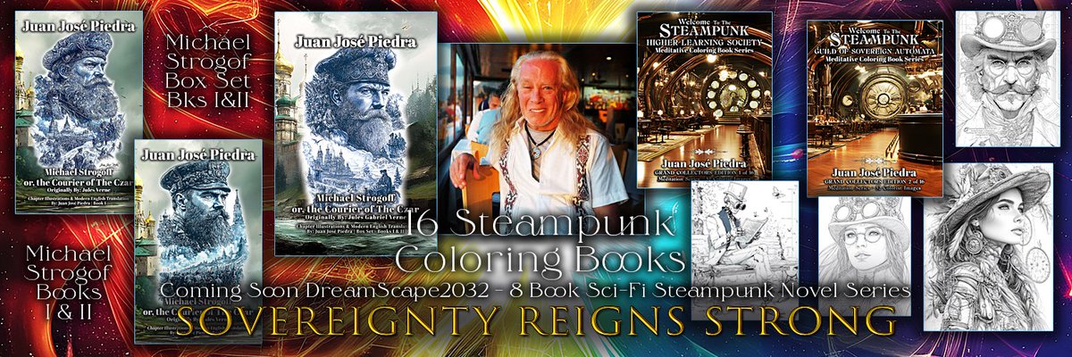 AuthorJuanJose's tweet image. My new books, Michael Strogoff,  8.5x11 Coloring Books &amp;amp; Coming Soon an 8 Book Science Fiction Steampunk Series - DreamsScape2032 
qdls.io/ds2032-52-bk1-…

Michael Strogoff Box Set bks I&amp;amp;II
eBk - qdls.io/msmeebkbxsetgeo
PB - qdls.io/msmepbbxsetgeo
HC - qdls.io/msmehcbxsetgeo…
