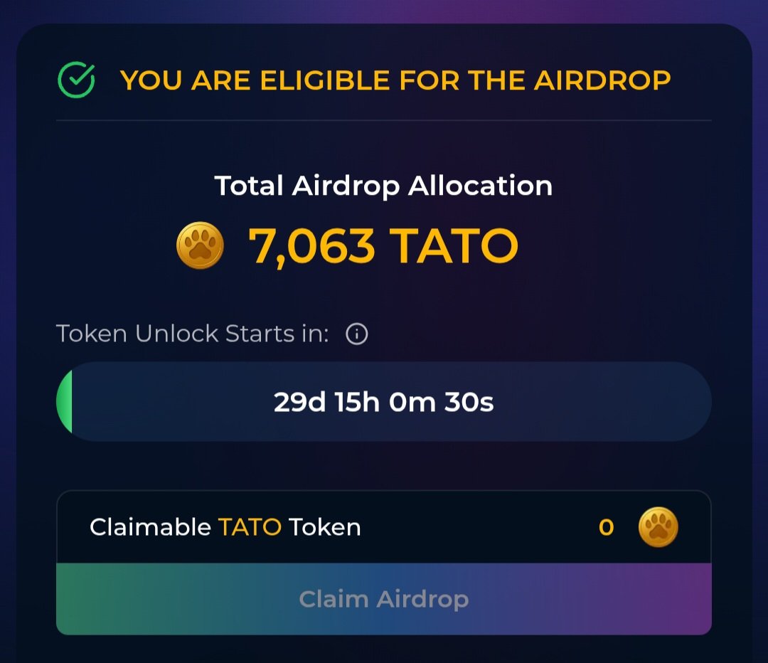 bigfloater74's tweet image. I&apos;m an OG supporter of @PawtatoFinance. 
Using and shilling the app since the first day it went live. My first check in was on 07. Jan 2025. Their announcement of the app going live was on 08. Jan 2025.🫡

The team is absolutely killing it! They got my support and respect since…