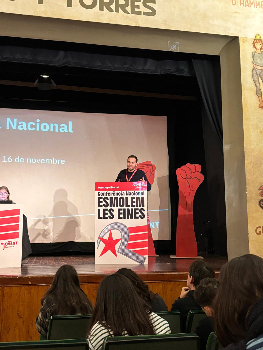 Participem de la Conferència Nacional del <a href="/JoventRepublica/">Joventuts d’Esquerra Republicana</a>, aquest cap de setmana a l'Espluga de Francolí.

#EsmolemLesEines, per la independència i pel socialisme!✊🏼