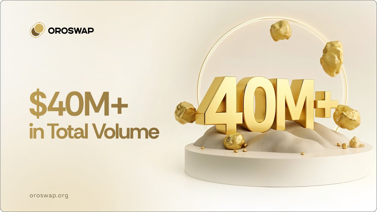 OroSwap has now crossed $40M+ in total trading volume ⚡️

In just weeks, we’ve gone from $15M to $40M+ in volume, thanks to the $ZIG fam.

Keep trading 👉 app.oroswap.org