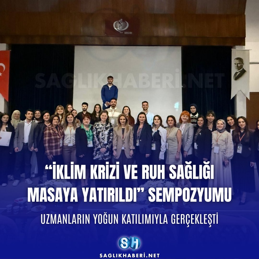 netsaglikhaberi's tweet photo. 🟥 “İklim Krizi ve Ruh Sağlığı Masaya Yatırıldı” Sempozyumu Uzmanların Yoğun Katılımıyla Gerçekleşti

Psikiyatri Hemşireleri Derneği (@PsikiyatriHem) ile Bakırköy Prof. Dr. Mazhar Osman Ruh ve Sinir Hastalıkları Eğitim ve Araştırma Hastanesi’nin (@brshheah_basin) ortaklaşa düzenlediği “Değişen İklim, Değişen Ruh Sağlığı; İklim Krizinden Ruh Sağlığına” başlıklı sempozyum, 14 Kasım 2025 tarihinde alanında uzman isimlerin katılımıyla gerçekleştirildi. Akademisyenler, araştırmacılar, psikiyatri hemşireleri ve farklı disiplinlerden uzmanların yoğun ilgi gösterdiği programda, iklim krizinin ruh sağlığı üzerindeki çok yönlü etkileri bilimsel veriler ışığında değerlendirildi.

Habere git ▶️ https://t.co/yNXb7gSjaW

Sempozyumun açılışında konuşan Psikiyatri Hemşireleri Derneği Başkanı Prof. Dr. Gül Dikeç (@gul_dikec), iklim krizinin yalnızca çevresel bir tehdit olmadığını, aynı zamanda ciddi bir ruh sağlığı riskine dönüştüğünü belirtti. Özellikle çocuklar, gençler, yaşlılar ve ruhsal bozukluğu olan bireylerin iklim değişikliğine bağlı stres faktörlerine daha açık ve kırılgan hale geldiğini vurgulayan Dikeç, psikiyatri hemşirelerinin bu alanda kritik roller üstlendiğinin altını çizdi.

Programda söz alan Bakırköy Prof. Dr. Mazhar Osman Eğitim ve Araştırma Hastanesi Başhekimi Doç. Dr. Mustafa Nuray Namlı (@drmustafanamli) ise hastane bünyesinde yürütülen doğa dostu uygulamalar hakkında bilgi verdi. Namlı, sürdürülebilirlik odaklı projelerin hem çevresel farkındalık hem de kurum kültürü açısından önemli kazanımlar sunduğunu ifade etti.

Gün boyunca gerçekleştirilen oturumlarda, iklim değişikliğinin bireysel ve toplumsal ruh sağlığı üzerindeki kısa ve uzun vadeli etkileri disiplinler arası bir yaklaşımla ele alındı. Psikososyal travmalar, iklim kaygısı, iklim kaynaklı göçler, afet sonrası ruh sağlığı hizmetleri gibi başlıklar bilimsel çerçevede tartışıldı. Uzmanlar, iklim krizinin artık yalnızca bilimsel araştırmaların konusu değil, aynı zamanda hızla büyüyen bir psikososyal kriz olduğuna dikkat çekti.

Sempozyumda ayrıca, koruyucu ruh sağlığı hizmetlerinin güçlendirilmesi, toplumun iklim değişikliğine uyum süreçlerinde ruhsal dayanıklılığının artırılması ve politika geliştiricilere yönelik öneriler masaya yatırıldı. Etkinliğin sonunda, toplumda farkındalık oluşturulması, sağlık çalışanlarının eğitimlerinin artırılması ve disiplinler arası iş birliğinin güçlendirilmesi yönünde somut öneriler paylaşıldı.

Uzmanlar, iklim krizi ile mücadelede ruh sağlığı hizmetlerinin göz ardı edilemeyecek kadar önemli bir alan haline geldiğini belirterek, bu konuda ulusal ve kurumlar arası eşgüdümün artırılması gerektiğini vurguladı. Sempozyum, katılımcıların yoğun ilgisi ve paylaşılan çözüm önerileriyle tamamlandı.

#sempozyum #brshheah #PsikiyatriHemşireleriDerneği #saglikhaberinet