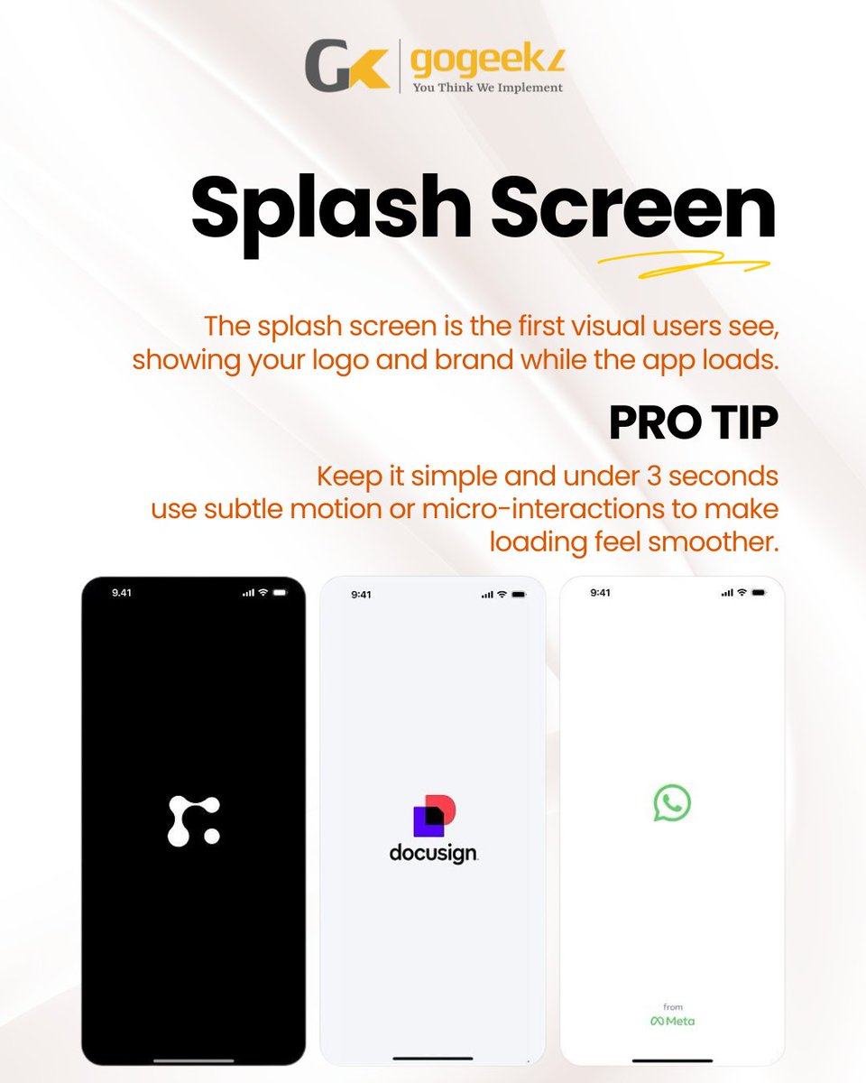 GoGeekz's tweet image. 📱 Designing a Mobile App? Start With the Essentials!
Every successful app begins with the right screens.
#GoGeekz #mobileappdesign #appscreens #uiuxdesigner #appdevelopmentcompany #mobileappui #uxinspiration #techdesign #appbuilder #designtip