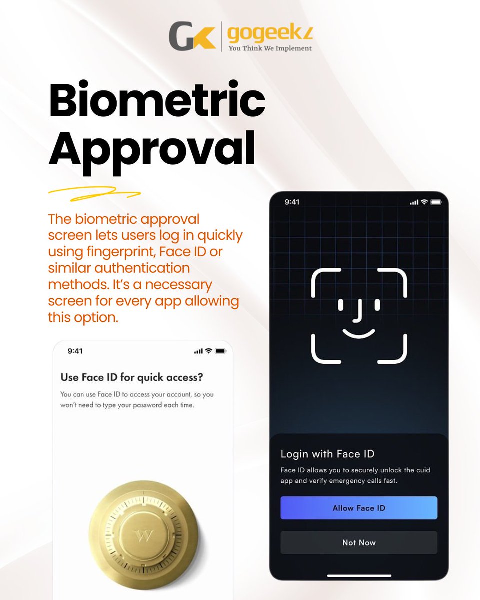 GoGeekz's tweet image. 📱 Designing a Mobile App? Start With the Essentials!
Every successful app begins with the right screens.
#GoGeekz #mobileappdesign #appscreens #uiuxdesigner #appdevelopmentcompany #mobileappui #uxinspiration #techdesign #appbuilder #designtip