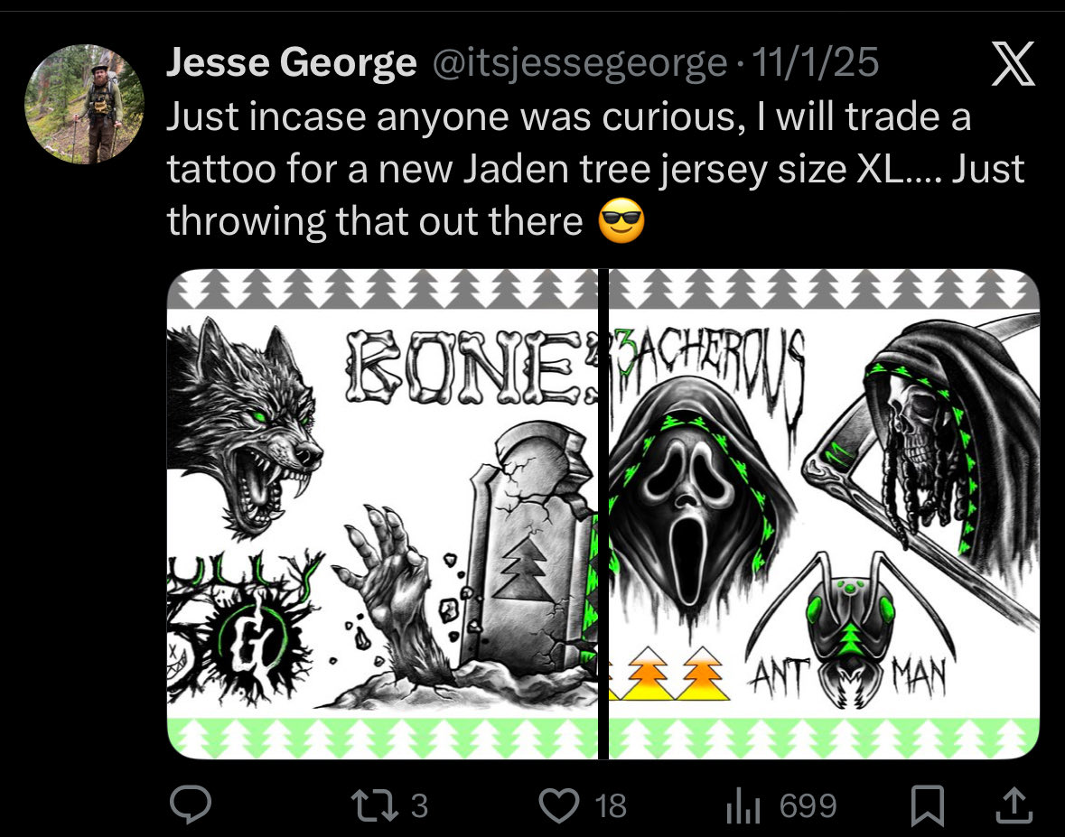 Jesse George tweet media