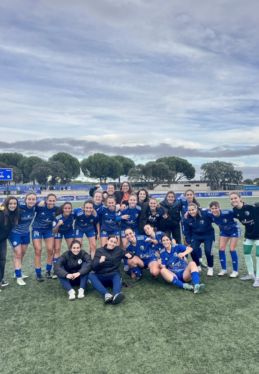 LasRozas_CF's tweet photo. CANTERA| @LRZFEM B 3-1 @CD_Coslada

⚽️ Peque
⚽️ Blas
⚽️ Montse

Partido incómodo sin llegar a imponer su juego el EQUIPO de @davidfuentedome pero controlado defensivamente los 90’.

#CorazonAzul | 💙
#MetodoLRZ https://t.co/ZrGlmTsRgS