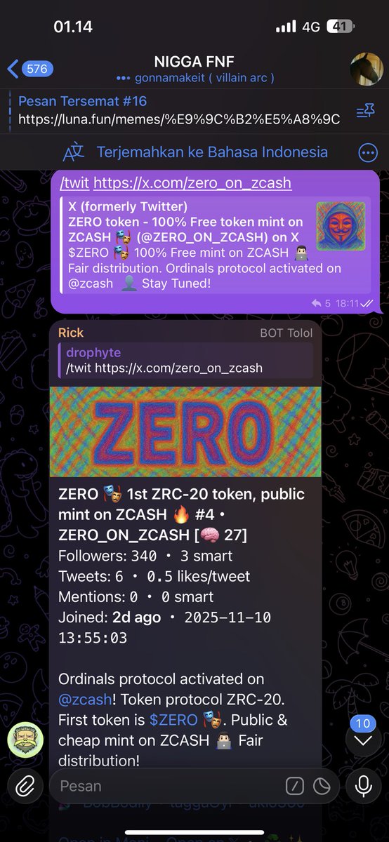 drophyte's tweet image. $3 to 0.2++ zcash per mint 

dont fade @Nigga_Fnf