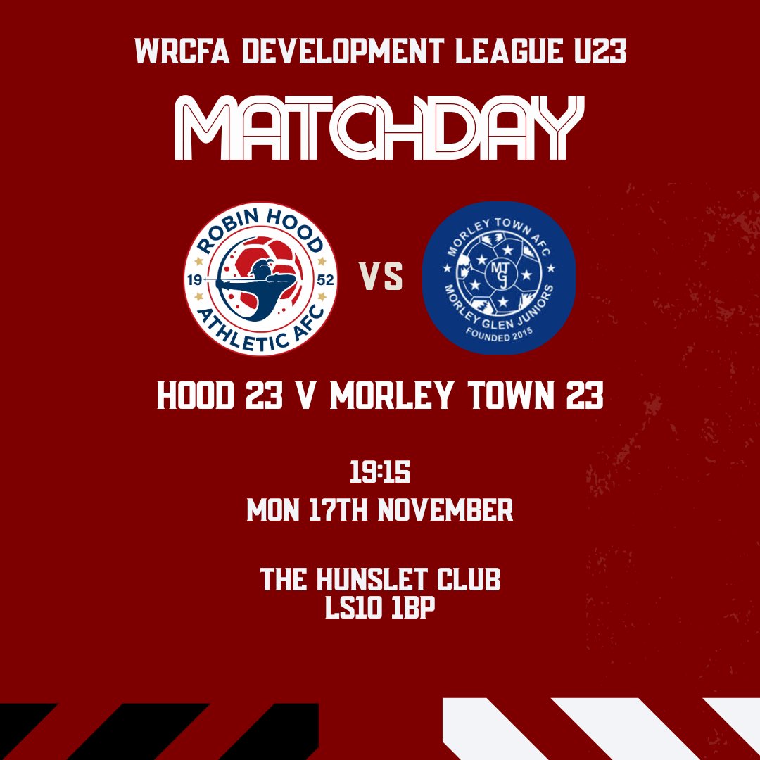 After our weekend washout, the 23s are back in action on Monday night looking to continue our excellent run of form 
❤️🖤