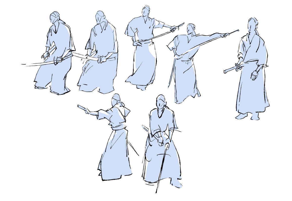 gesture drawing sketches