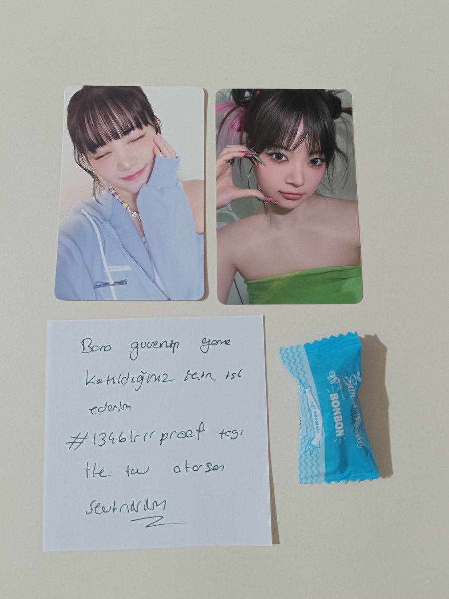 stacb97's tweet image. güvenle ulaştılar her şey için teşekkürler 💕
#13461rrrproof