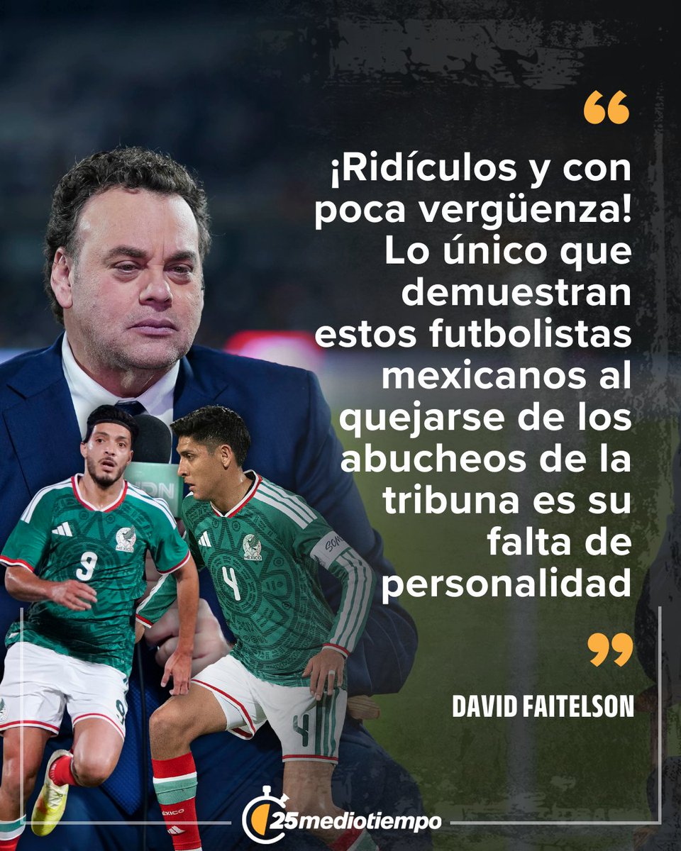 mediotiempo's tweet image. ¡FAITELSON SE VA CONTRA RAÚL JIMÉNEZ Y EDSON ÁLVAREZ! 😱

Faitelson escribió un mensaje en su cuenta de X donde tuvo duros calificativos a los dirigidos por Javier Aguirre

bit.ly/4o3ynEm