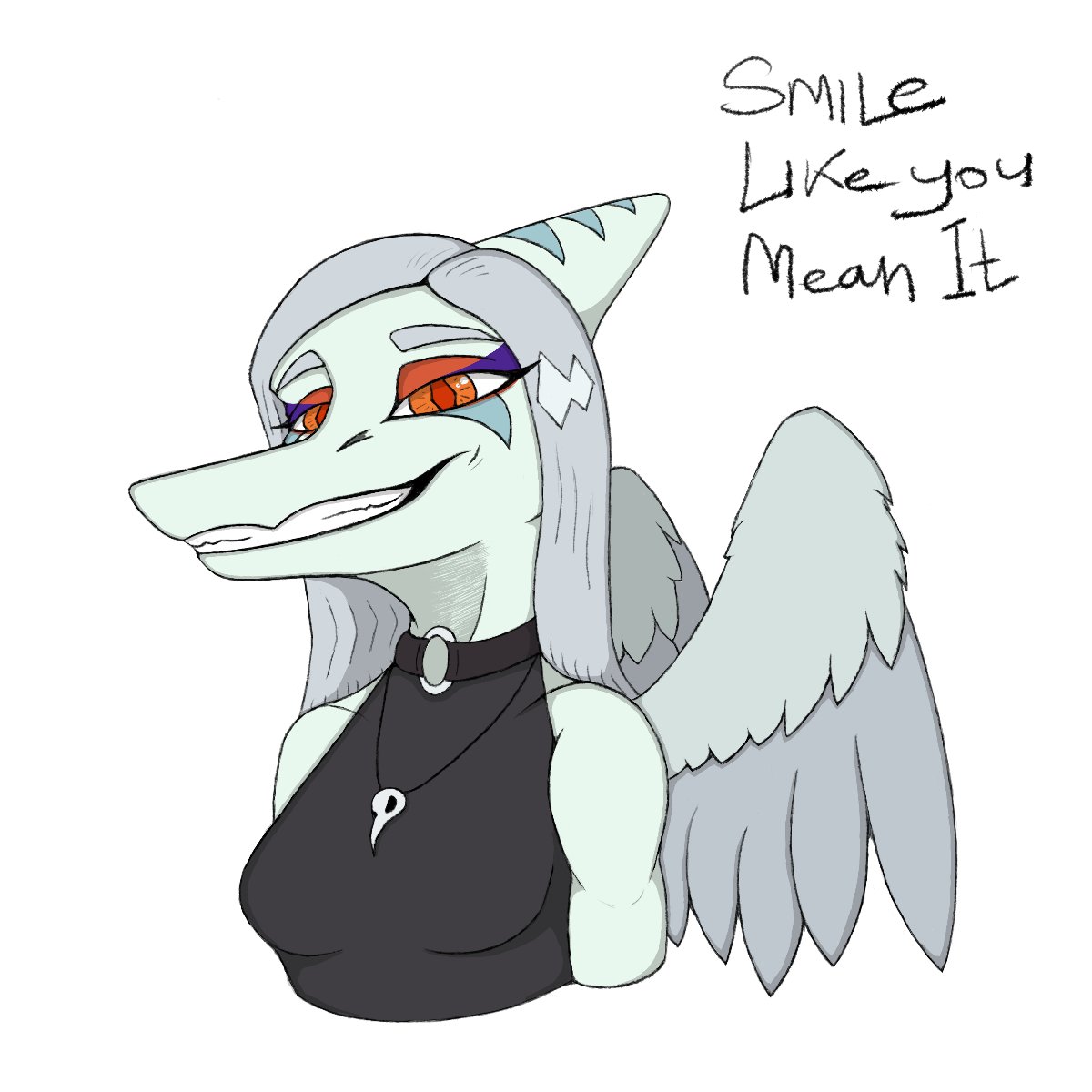 Last one in color

#Fang #Snootgame #Snootgameart #Snootgamefanart #Pterodactyl #Snoot #Smiling #Anthroart #Digitalart

x.com/LRKN_Art/statu…