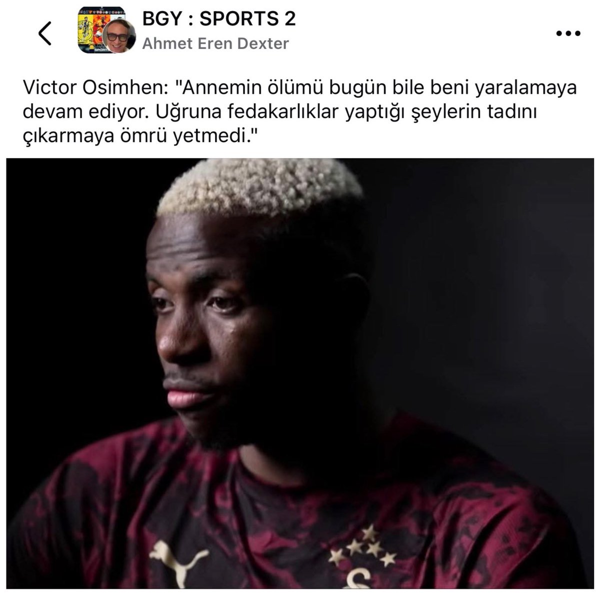 "Uğruna fedakarlıklar yaptığı şeylerin tadını çıkarmaya ömrü yetmedi."