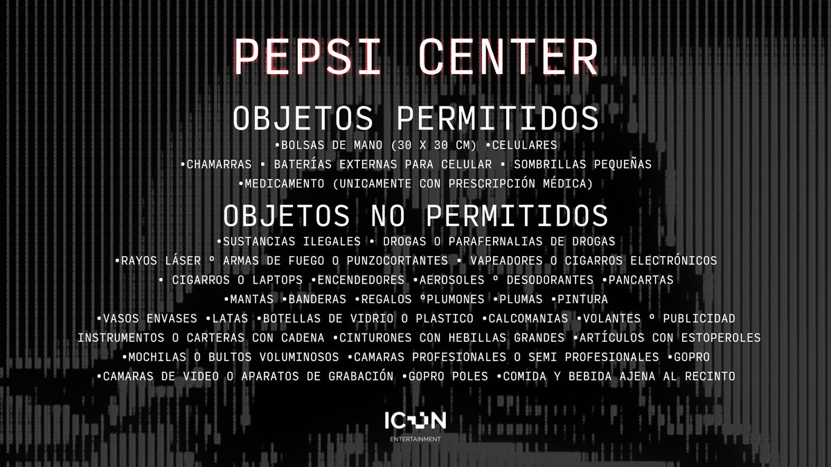 Checa los horarios oficiales y las indicaciones del Pepsi Center para que tu acceso sea ágil y sin problemas. Prepárate, ¡es hoy!