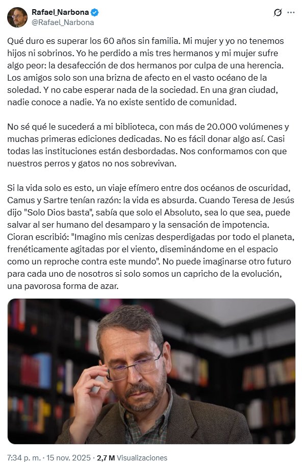 ElDelCupon's tweet image. ¡Casaos y tened hijos!

Si lo postergáis porque "primero, mi carrera", "las cosas están mal", y al final no los tenéis, os arrepentiréis. 

Y este profesor y su mujer lo intentaron y no pudieron.