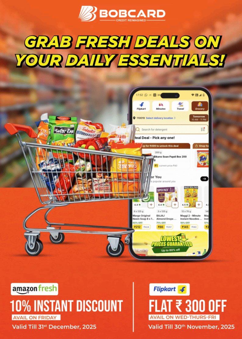 iketan86's tweet photo. Huge savings alert! 🚨
Get your daily essentials with our Fresh Deals! 🥕🥬
Use your #BOBCARD for rewarding discounts.
Don't miss out, shop smart! 💳✨
#FreshDeals #Savings #BoBeterna #BoBcard #Eterna
ad https://t.co/mBiWXy7tii https://t.co/4xNPrYc3DA