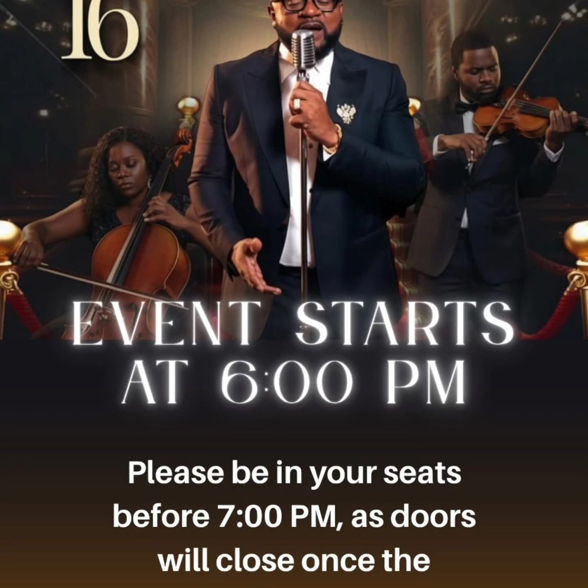 ‼️Important, please read ‼️... Quelques informations:  Swipe for next post 
Can't wait to see you tonight at 6pm!! 🎻🎼
...
#KonpaEnSymphony loading...