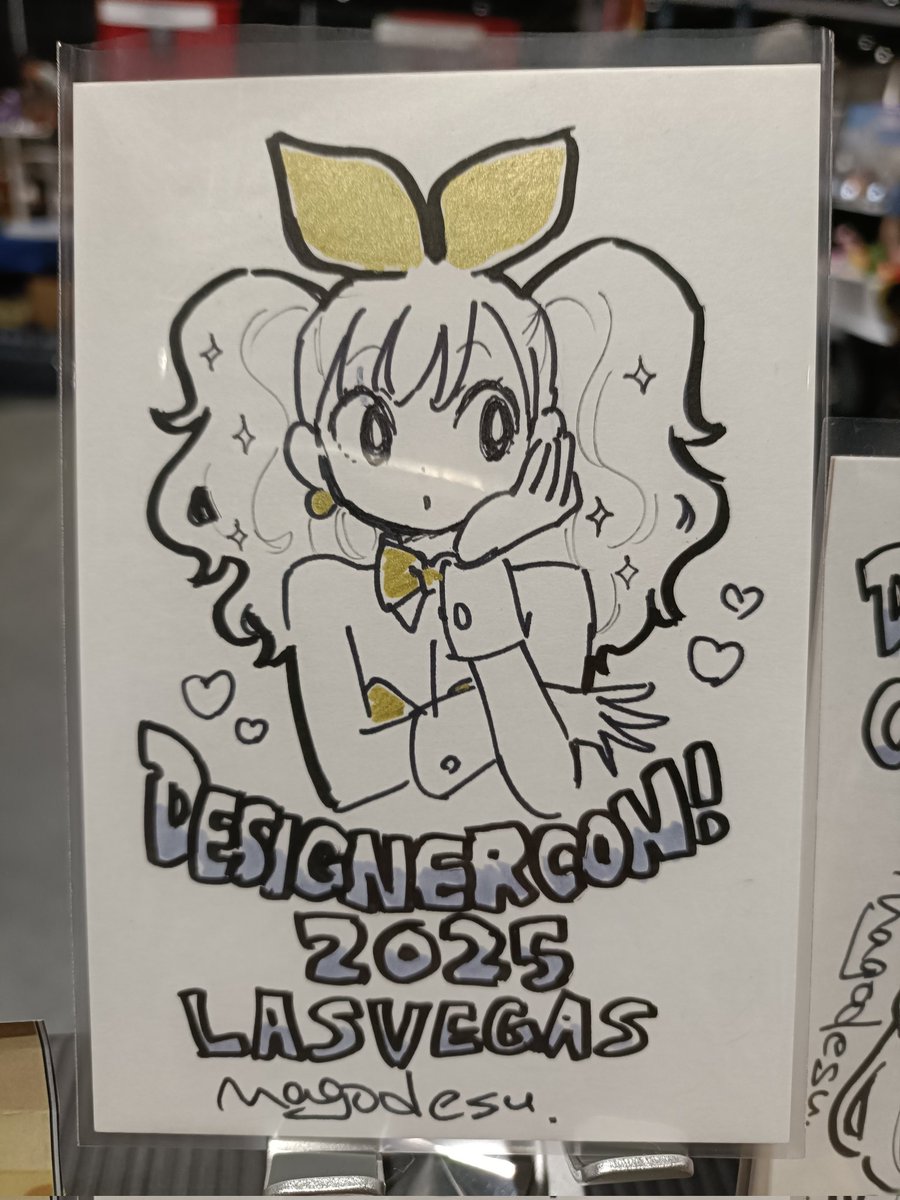 magodesu's tweet image. Final day! New drawings added.
Come on down, everyone!

🚀 DESIGNERCON 2025
🗓️ November 14~16, 2025
📍 Las Vegas, U.S.A.
🎯 Booth #1605
