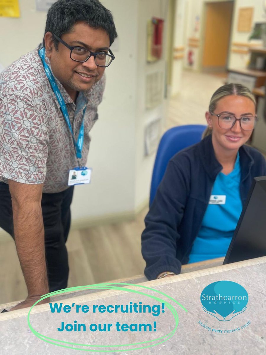📢 We're recruiting  📢 Join the team!

We have an exciting opportunity for a Consultant in Palliative Medicine to contribute to shaping the ongoing development of Strathcarron Hospice. 

Find out more and apply: strathcarronhospice.net/Pages/FAQs/Cat… 

Closes: 5pm Fri 28 Nov
